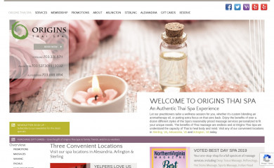 http://originsthaispa.com screenshot