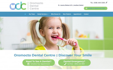 oromoctodentists.com screenshot