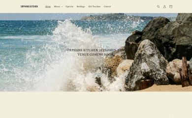 orphanskitchen.co.nz screenshot