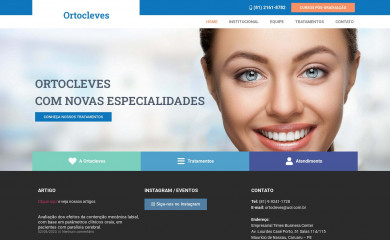 ortocleves.com.br screenshot