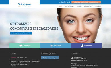 ortocleves.com.br screenshot
