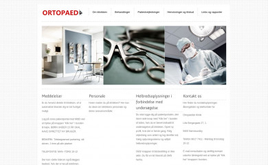 ortopaed.dk screenshot