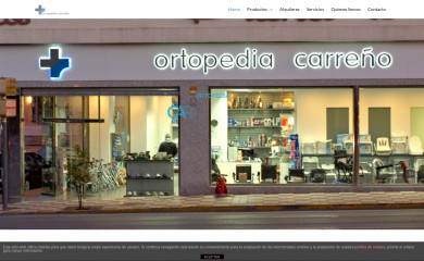 ortopediacarreno.es screenshot