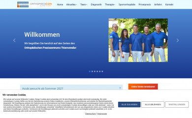 ortho-thiem.de screenshot