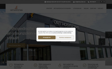 orthosystems.be screenshot