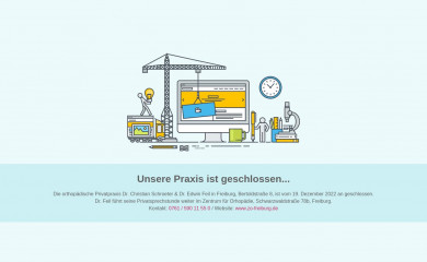 orthopaedie-privatpraxis-freiburg.de screenshot