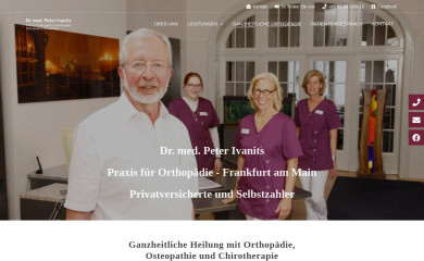 orthopaediepraxis-frankfurt.de screenshot