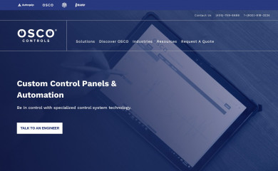 oscocontrols.com screenshot