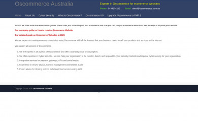 oscommerce.com.au screenshot