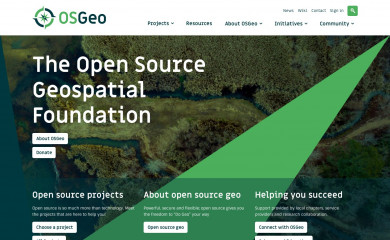 osgeo.org screenshot