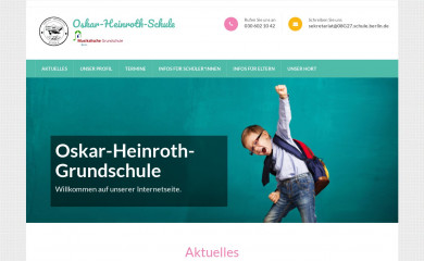 oskar-heinroth-schule.de screenshot
