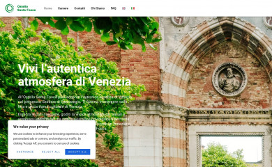 ostellosantafosca.it screenshot