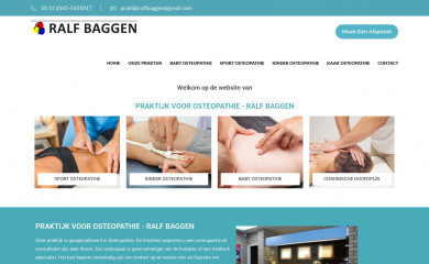 osteopathie-baggen.com screenshot