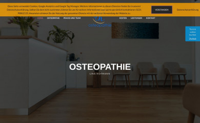 osteopathie-linahofmann.de screenshot