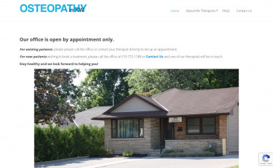 osteopathyinkw.com screenshot