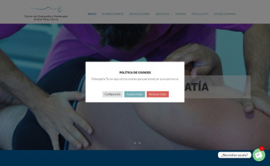 osteopatiatorrevieja.com screenshot
