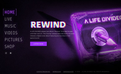 a-life-divided.de screenshot