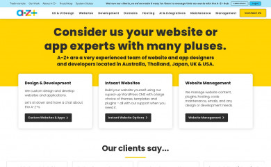 a-zwebsites.com screenshot