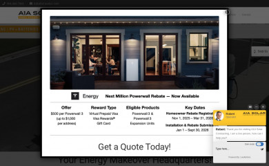 a1asolar.com screenshot