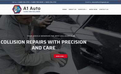 a1autoclinicandcollision.com screenshot