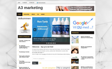 a3-marketing.dk screenshot