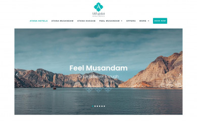atanahotels.com screenshot