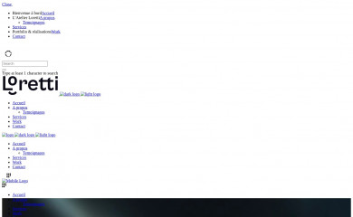 atelierloretti.com screenshot