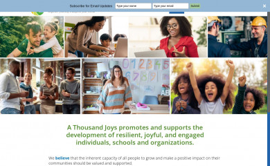 athousandjoys.org screenshot