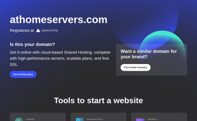 athomeservers.com screenshot