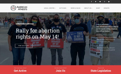 atheists.org screenshot