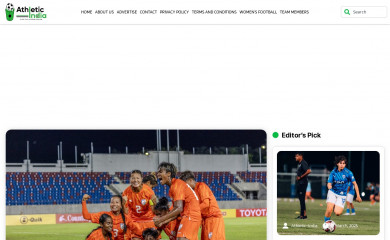 athleticindia.com screenshot
