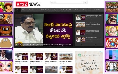 http://atoznews.in screenshot