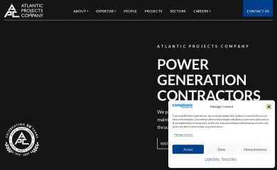 atlanticprojects.com screenshot