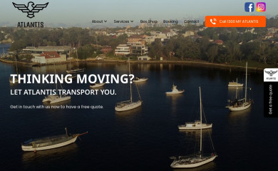 atlantistransport.com.au screenshot