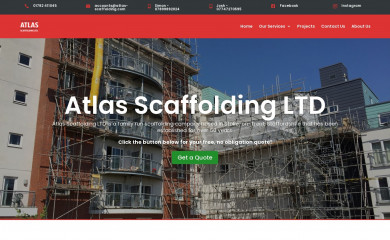 atlas-scaffolding.com screenshot
