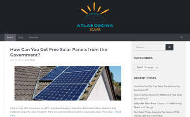 atlascocinasolar.com screenshot