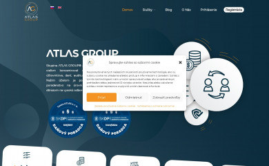 atlasgroup.sk screenshot