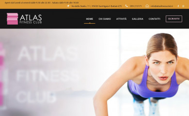atlasfitnessclub.it screenshot