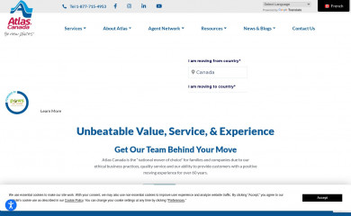 atlasvanlines.ca screenshot