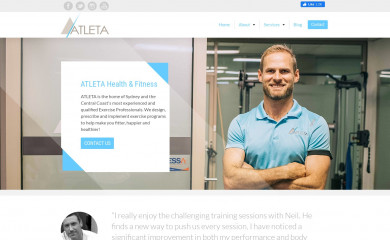 atleta.com.au screenshot