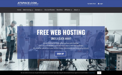 atspace.com screenshot