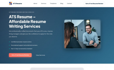 atsresume.com.au screenshot