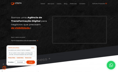 http://atratis.com.br screenshot