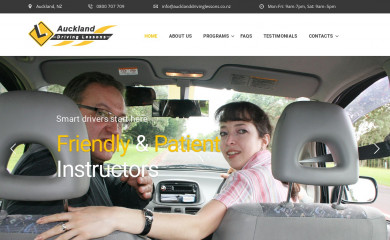 aucklanddrivinglessons.co.nz screenshot