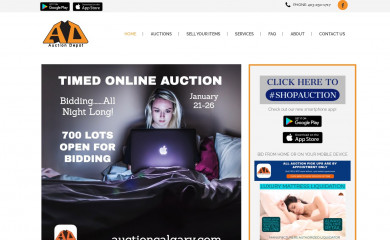 auctioncalgary.com screenshot