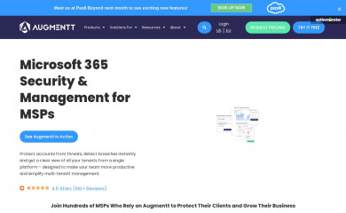 augmentt.com screenshot