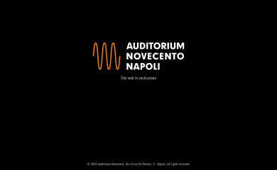 auditoriumnovecento.com screenshot