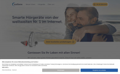 audibene.ch screenshot
