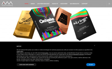 audiomodeling.com screenshot