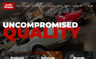 audioshoppe.com screenshot